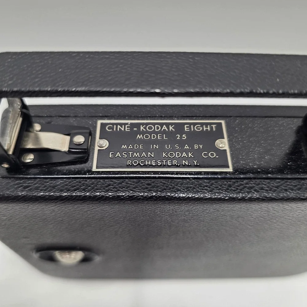 Kodak Cine-Kodak Eight Model 25 Movie Camera Black Vintage 8mm Film Untested